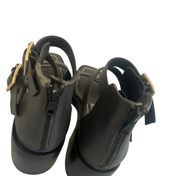 Rag & Bone Fallon Block Heel Sandals Shoes Strappy Buckle Grey Size 40 9.5 Women - Picture 10 of 13